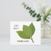 Herb Pun, ik haat het als de baai vertrekt Briefkaart (Staand voorkant)