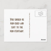 Herb Pun, ik haat het als de baai vertrekt Briefkaart (Achterkant)