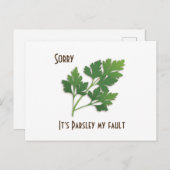 Herb Pun, sorry dat het mijn Briefkaart is. (Voorkant / Achterkant)