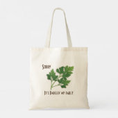 Herb Pun, sorry dat het mijn Fault Apron is. Tote Bag (Achterkant)