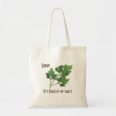 Herb Pun, sorry dat het mijn Fault Apron is. Tote Bag (Voorkant)