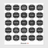 Herb & Spice Jar Labels  (Vel)