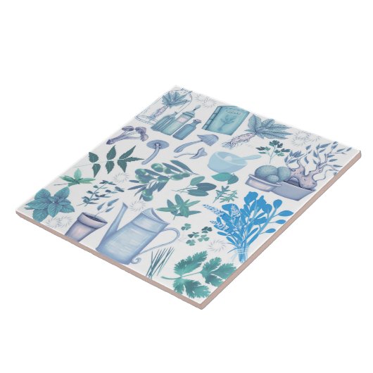 Herb Toile Tegeltje (Zijkant)