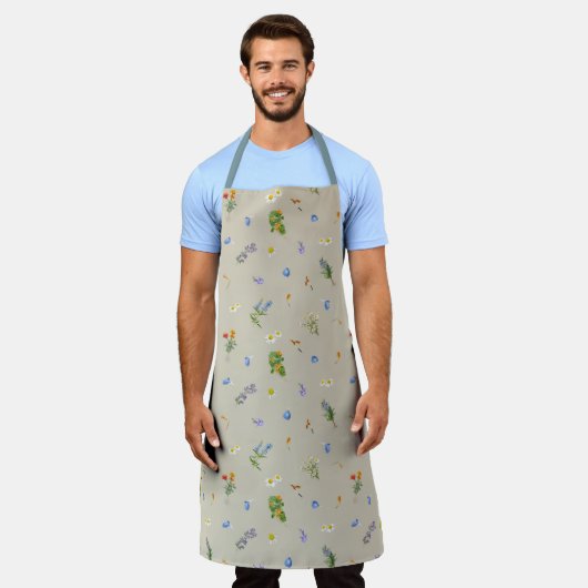 herbal apron schort (Gedragen)