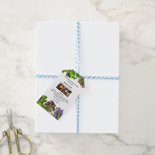 Herbal Blend Tag Cadeaulabel (Met Touw)