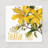 Herbal Business Kortingsklant Dank u Vierkante Visitekaartje (Voorkant)