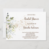 Herbal en Greenery Bridal Shower Kaart (Voorkant)