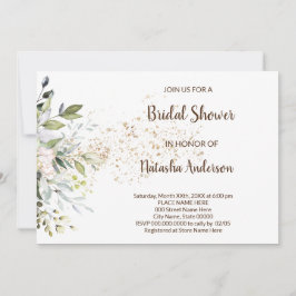 Herbal en Greenery Bridal Shower Kaart