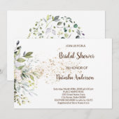 Herbal en Greenery Bridal Shower Kaart (Voorkant / Achterkant)