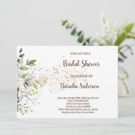 Herbal en Greenery Bridal Shower Kaart