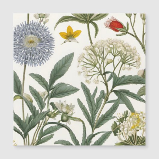 Herbal Harmony Magnetische Uitnodiging (Voorkant)