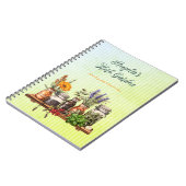 Herbal Jars Growers Personalized Garden Journal Notitieboek (Linkerzijde)
