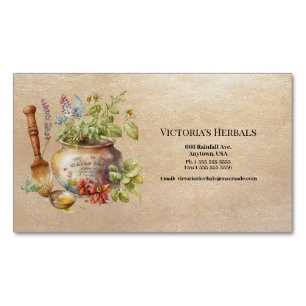 Herbal Logo  Magnetisch Visitekaartje