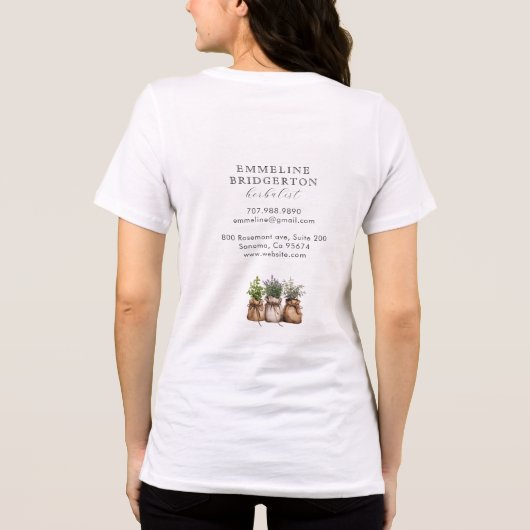 Herbal Planten Herbalist Tri-Blend Shirt (Achterkant)