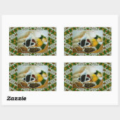 HERBAL TEATIME # 2 ~ Rechthoekige envelopzegel Rechthoekige Sticker (Vel)