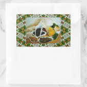 HERBAL TEATIME # 2 ~ Rechthoekige envelopzegel Rechthoekige Sticker (Tas)