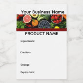 Herbal Tonic Label Wijn Etiket (Enkel label)