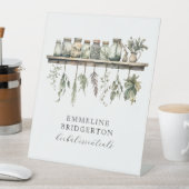 Herbalist Business Reclamebord Met Voetstuk (Insitu)