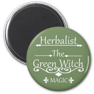 herbalist de groene heks magie magneet