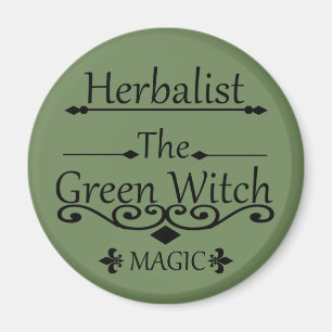 herbalist de groene heks magie magneet