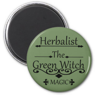 herbalist de groene heks magie magneet