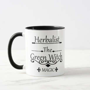 herbalist de groene heks magie mok