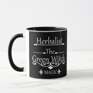 herbalist de groene heks magie mok