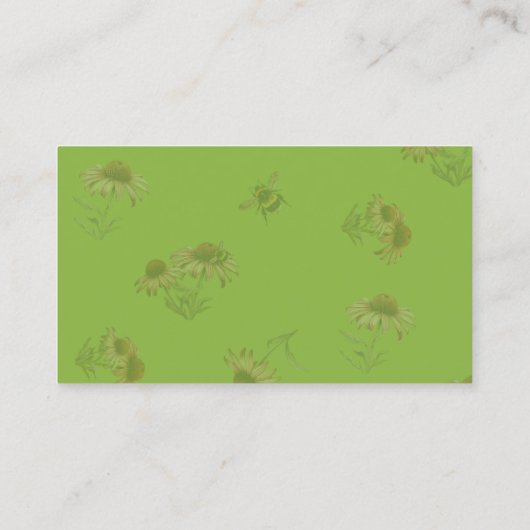 Herbalist Echinacea Aloe Visitekaartje (Achterkant)