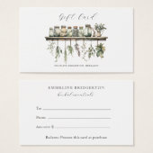 Herbalist Gift Certificate Visitekaartje (Voorkant /achterkant)
