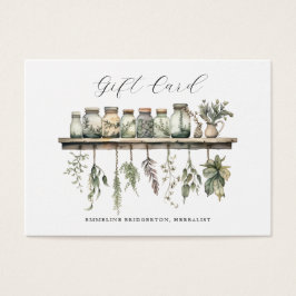 Herbalist Gift Certificate  Visitekaartje