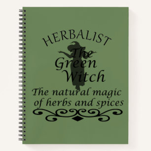 herbalist groene heks notitieboek