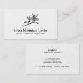 Herbalist Herb Visitekaartje (Voorkant / Achterkant)