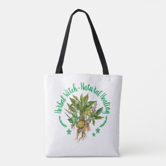 Herbalist Herbalism Herbs Planten Medicine Tote Bag (Achterkant)