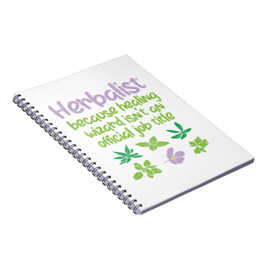 Herbalist Herbs Funny Notitieboek (Rechterzijde)