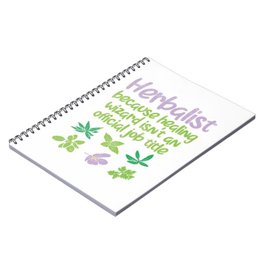 Herbalist Herbs Funny Notitieboek (Linkerzijde)