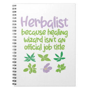 Herbalist Herbs Funny Notitieboek