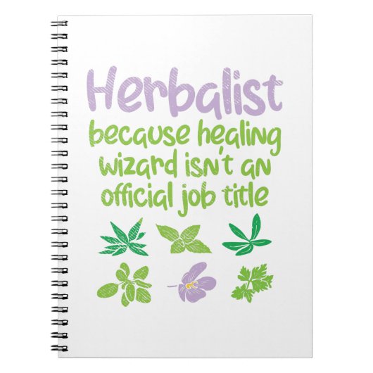 Herbalist Herbs Funny Notitieboek (Voorkant)