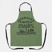 Herbalist natuurlijke geneeskunde soorten kruiden schort (Voorkant)