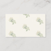 Herbalist Visitekaartjes Feverfew Elderberry (Achterkant)