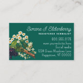 Herbalist Visitekaartjes Feverfew Elderberry (Voorkant)