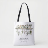 Herbalist Watercolor Tote Tote Bag (Voorkant)