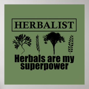 herbalistische kruiden zijn mijn supermacht poster