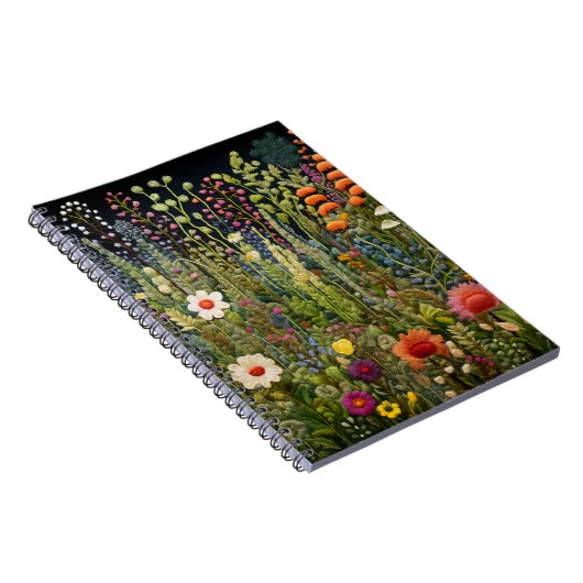 Herbalist's Garden geborduurd Notitieboek & Journa (Rechterzijde)