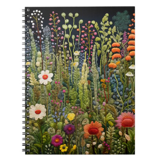 Herbalist's Garden geborduurd Notitieboek & Journa (Voorkant)