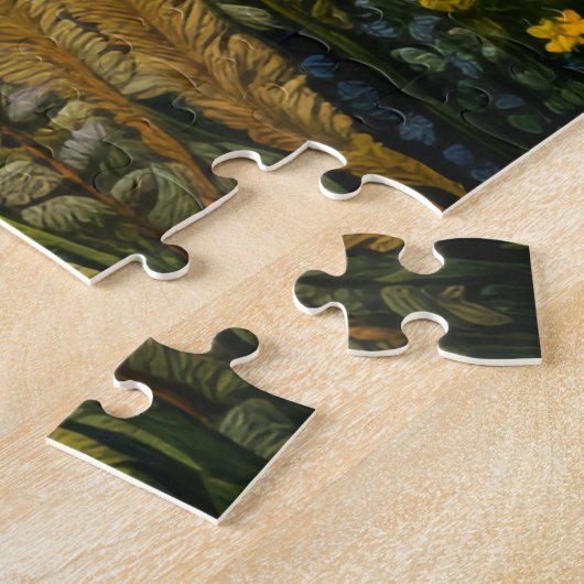 Herbalist's Geborduurde Tuin Jigsaw Puzzel (Zijkant)