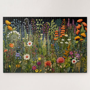 Herbalist's Geborduurde Tuin Jigsaw Puzzel