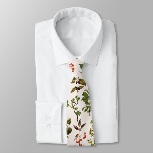 herbarium groen Plant Stropdas (Gebonden)