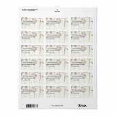 Herbarium op wit etiket (Full Sheet)