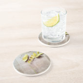 Herbarium V Zandsteen Onderzetter (Zijkant)