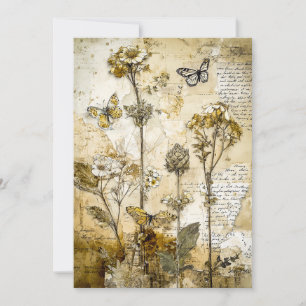 Herbarium van Vergeten Brieven Feestdagenkaart